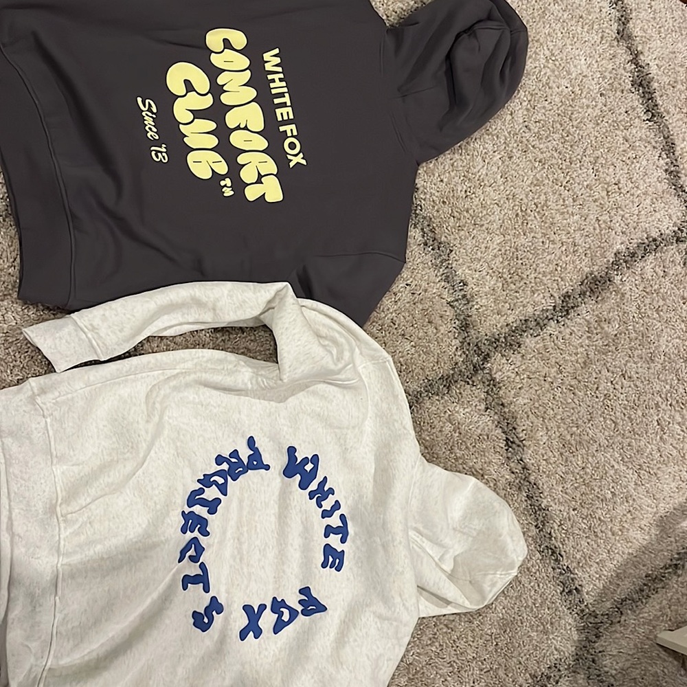 BRAND NEW White Fox Hoodies S/M